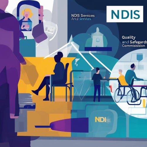 An image of the NDIS Quality and Safeguards Commission overseeing NDIS services, including regulatory oversight, complaint management, advocacy, incid-3